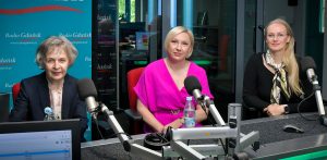 Prof. Anna Zielińska-Głębocka, Agnieszka Rodak i Joanna Ryngwelska (fot. Radio Gdańsk/Pola Malańska)