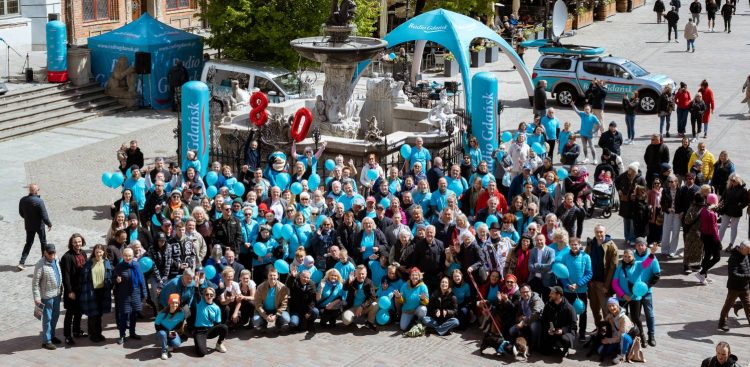 Urodzinowe zdjęcie przyjaciół Radia Gdańsk. Gdańsk, 10.05.2025 r. (fot. Jacek Klejment)