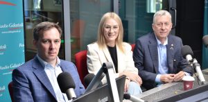 Radosław Wika, Ewa Navarro-Mora i Marek Krzykowski (fot. Radio Gdańsk/Adrian Kasprzycki)