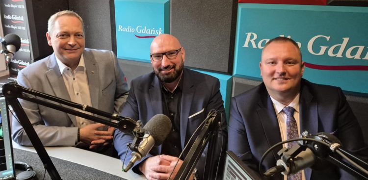 Rafał Teterka, Paweł Lisowski i Maciej Chaberski (fot. Radio Gdańsk/Przemysław Woś)