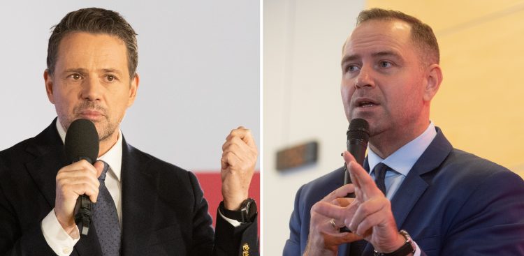 Rafał Trzaskowski, Karol Nawrocki (Fot. KFP/Anna Rezulak ; Paweł Marcinko)