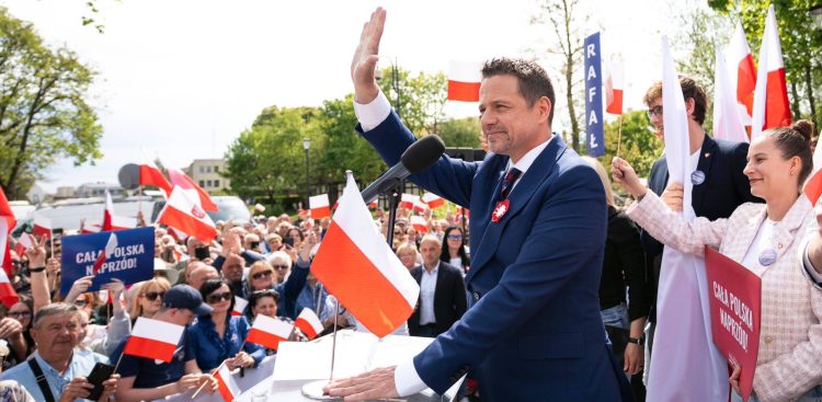 Rafał Trzaskowski w Słupsku (fot. Facebook/Rafał Trzaskowski)