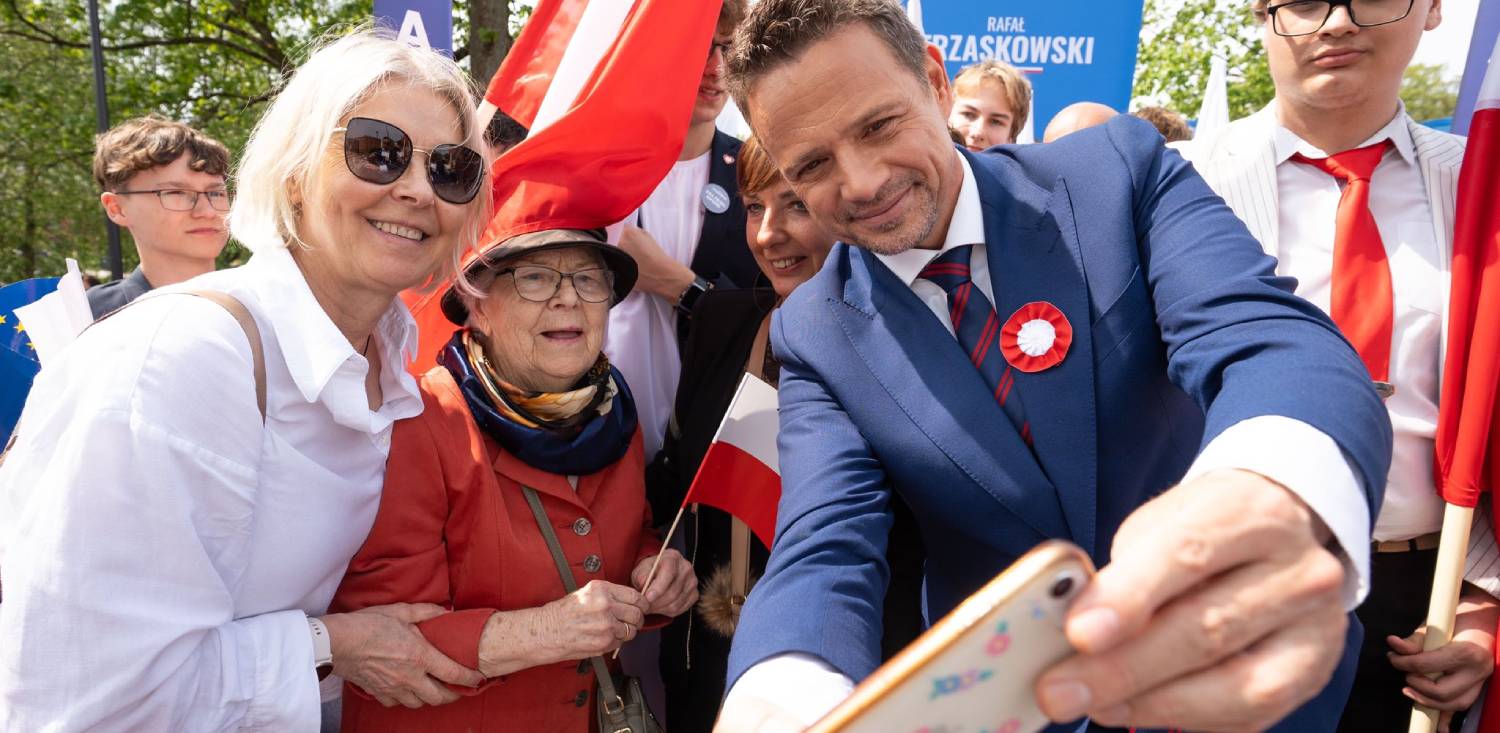 Rafał Trzaskowski w Słupsku (fot. Facebook/Rafał Trzaskowski)