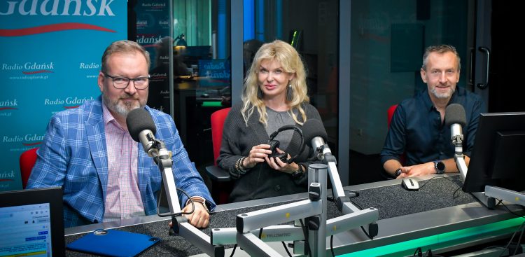 Sebastian Ptak, Magda Gacyk i Rafał Dadej (fot. Radio Gdańsk/Pola Malańska)