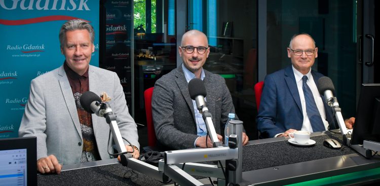 Tomasz Kloskowski,Tomasz Smorgowiczi i Zbigniew Jarecki (fot. Radio Gdańsk/Pola Malańska)