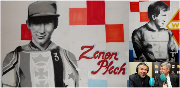 Zenon Plech i Zbigniew Podlecki na muralu w Gdańsku (fot. Wikimedia Commons)