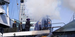 ORP „Błyskawica” rozpoczęła 50. sezon wystawienniczy. Gdynia, 01.05.2025 r. (fot. Magdalena Starnawska/gdynia.pl)