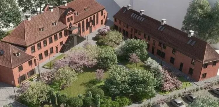 Wizualizacja przyszłej siedziby Domu Literatury przy ul. Sierocej (graf. UM Gdańsk)