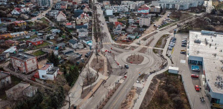 Rozbudowa ul. Unruga (fot. Marcin Mielewski/ZDIZ Gdynia)