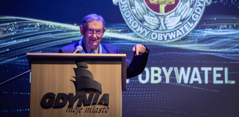 Prof. Norman Davies otrzymał tytuł Honorowego Obywatela Miasta Gdyni. Konsulat Kultury w Gdyni, 05.05.2025 r. (fot. Krzysztof Mystkowski/KFP)