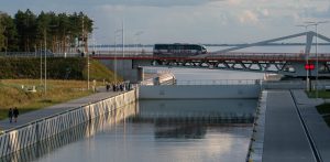 Kanał przez Mierzeję Wiślaną łączący drogą morską Zalew Wiślany z Zatoką Gdańską (fot. KFP/Anna Rezulak)