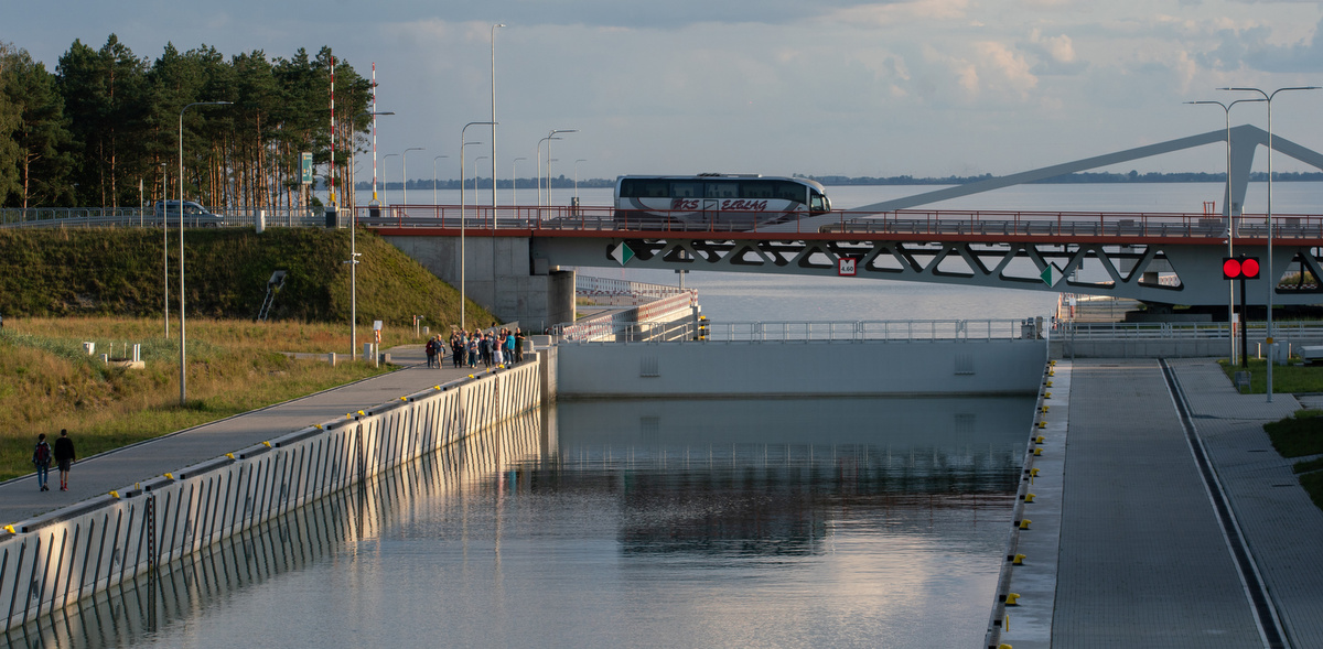 Kanał przez Mierzeję Wiślaną łączący drogą morską Zalew Wiślany z Zatoką Gdańską (fot. KFP/Anna Rezulak)