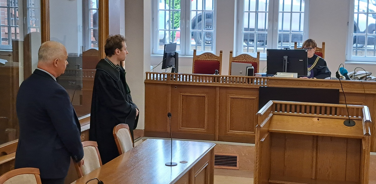 Sąd w Kościerzynie skazał Rafała Jażdżewskiego na osiem miesięcy pozbawienia wolności (fot. Radio Gdańsk/Grzegorz Armatowski)