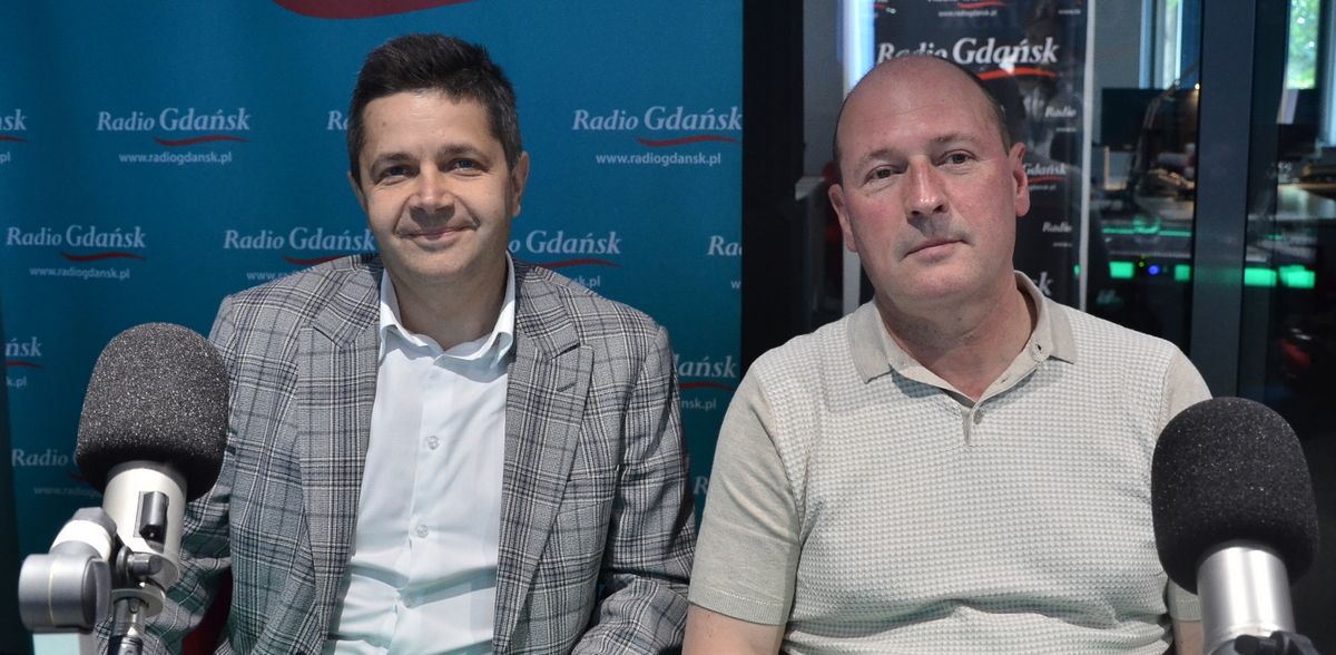 Prof. Marcin Kalinowski, Ireneusz Homa (fot. Radio Gdańsk/Martyna Krawcewicz)