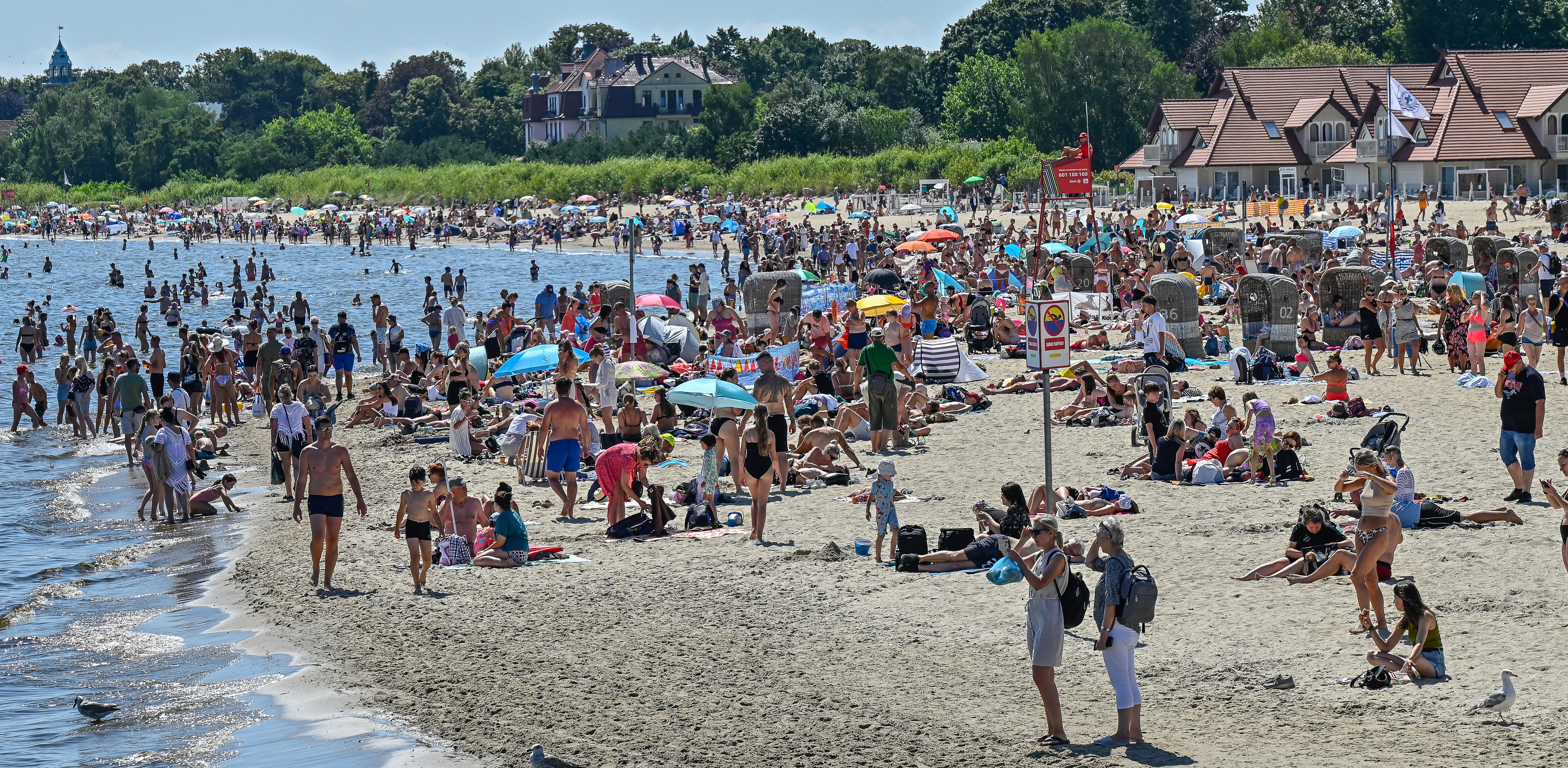 Plaża w Sopocie (fot. KFP/Jerzy Bartkowski)