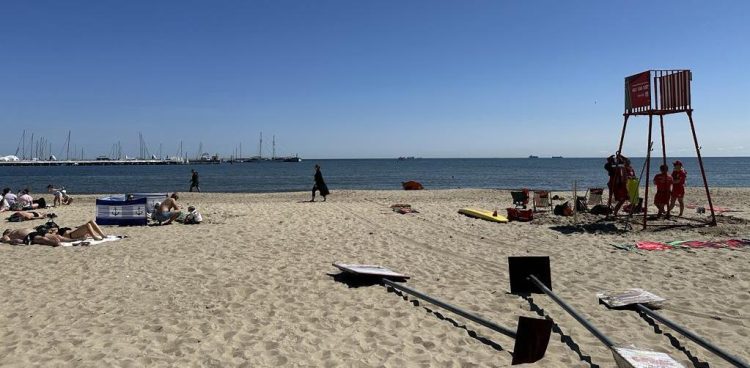 Plaża w Sopocie (fot. Radio Gdańsk/Filip Jędruch)