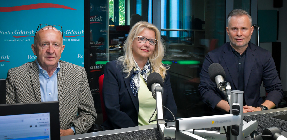 Piotr Górski, Małgorzata Tobiszewska, Radosław Stojek (fot. Radio Gdańsk/Pola Malańska)