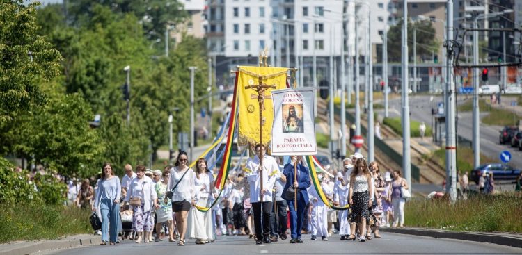 Procesja Bożego Ciała w Gdańsku (fot. gdansk.pl/Piotr Wittman)