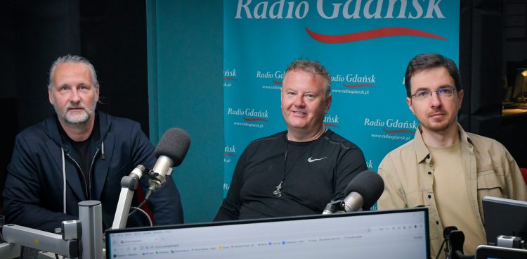 Michał Stankiewicz, Robert Kwiatek, Bartosz Cicharski (fot. Radio Gdańsk/Pola Malańska)