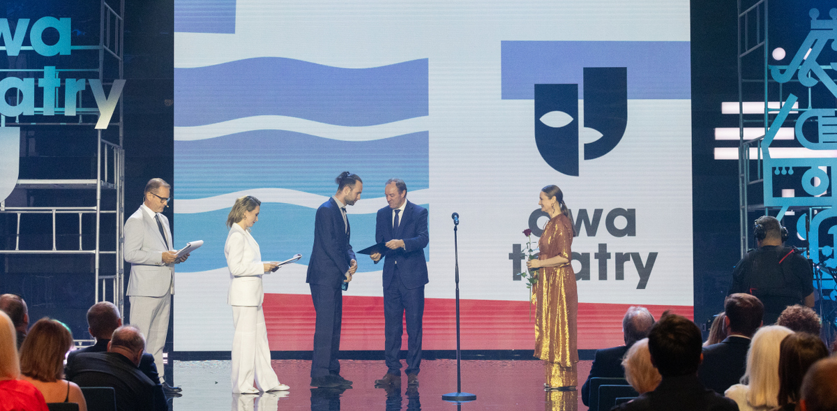 Gala festiwalu "Dwa Teatry" w 2024 roku (fot. KFP/Anna Rezulak)
