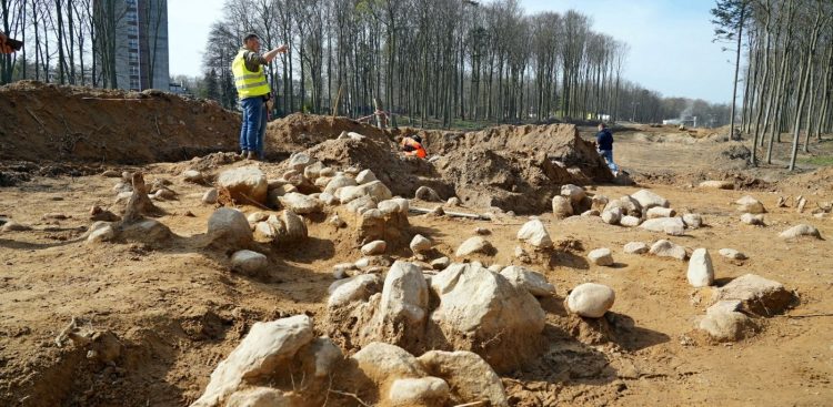 Wykopaliska archeologiczne na terenie budowy obwodnicy Witomina (fot. gdynia.pl)