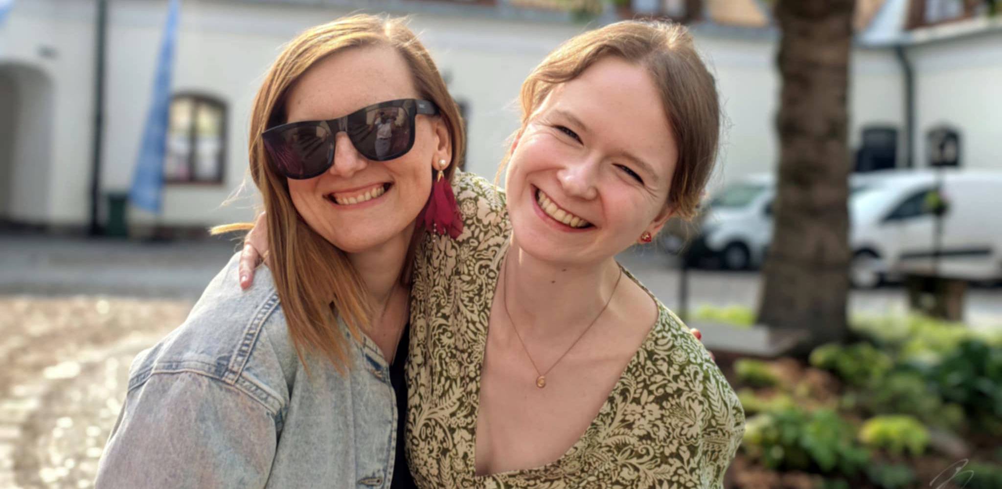 Alicja Samolewicz-Jeglicka i Julia Baranowska (fot. Radio Gdańsk)