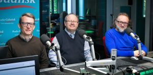 Bogusław Wieczorek, prf. Przemysław Kulawczuk i Adam Protasiuk (fot. Radio Gdańsk/Pola Malańska)