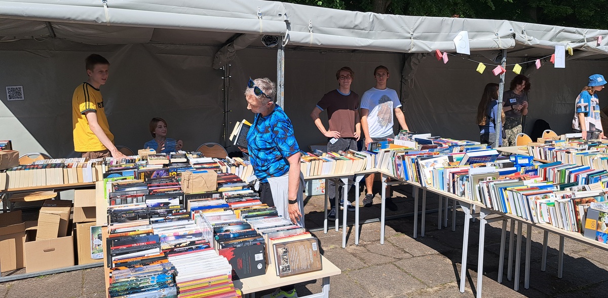 Book@Help w Oliwie (fot. Radio Gdańsk/Sebastian Kwiatkowski)