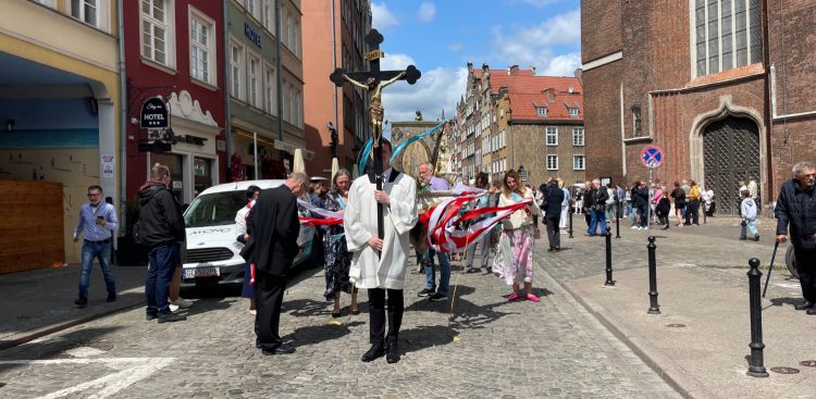 Uroczystość Najświętszego Ciała i Krwi Chrystusa. Gdańsk, 19.06.2025 r. (fot. Radio Gdańsk/Tymon Nieśmiałek)