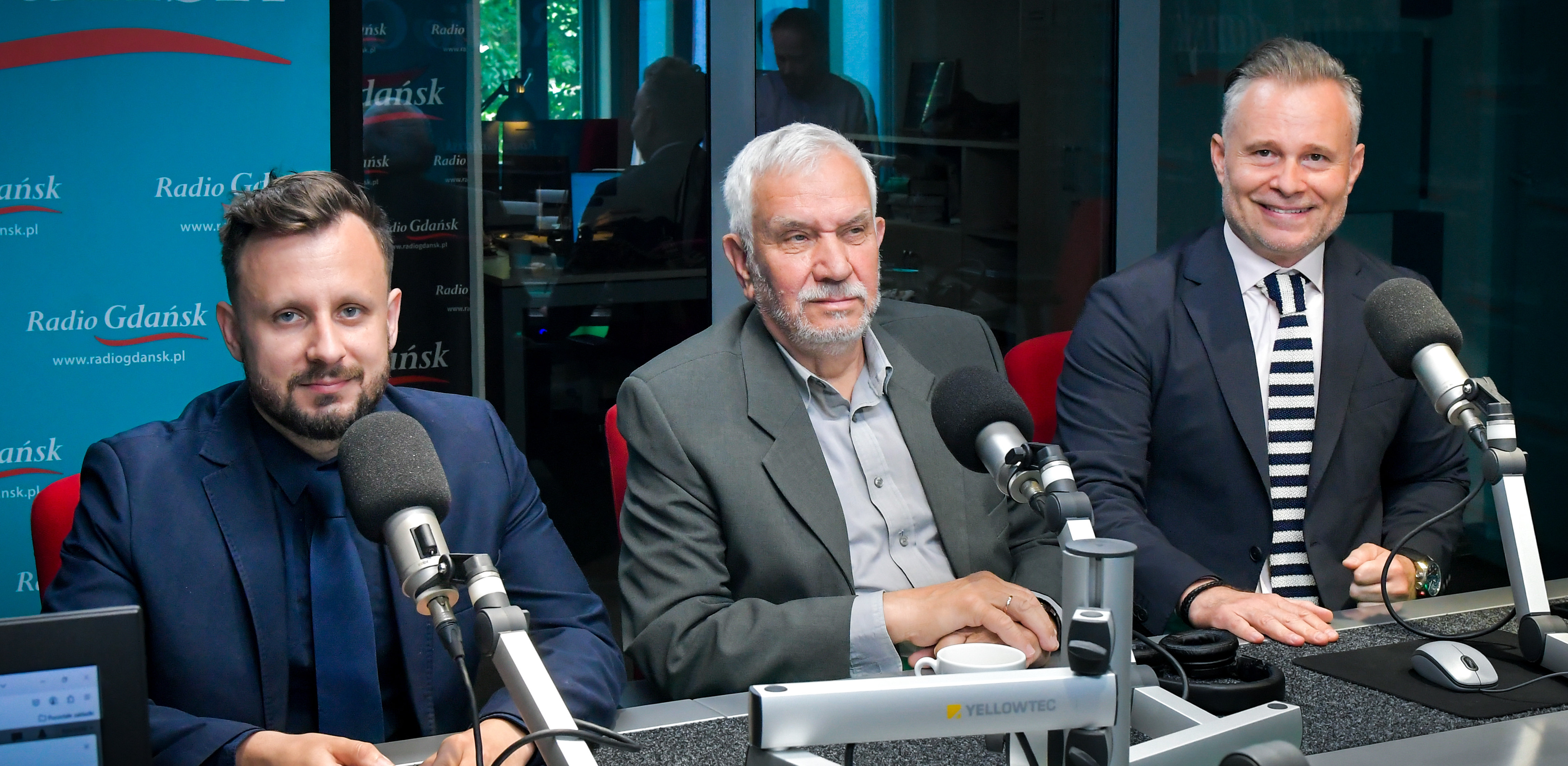 Dr Patryk Kaczmarek, Michał Górski i dr Radosław Stojek (fot. Radio Gdańsk/Pola Malańska)