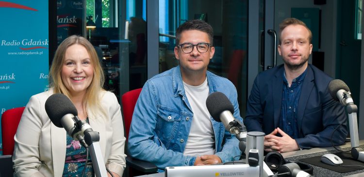 Katarzyna Michałowska, Mateusz Błażewicz i Piotr Olejarczyk (fot. Radio Gdańsk/Pola Malańska)