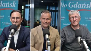 Cezary Maciołek, dr Radosław Stojek, Marek Lewandowski (fot. Radio Gdańsk/Michał Pacześniak)