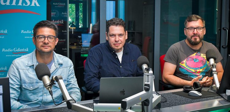 Mateusz Błażewicz, Marek Osieciński i Tomasz Sieliwończyk (fot. Radio Gdańsk/Pola Malańska)