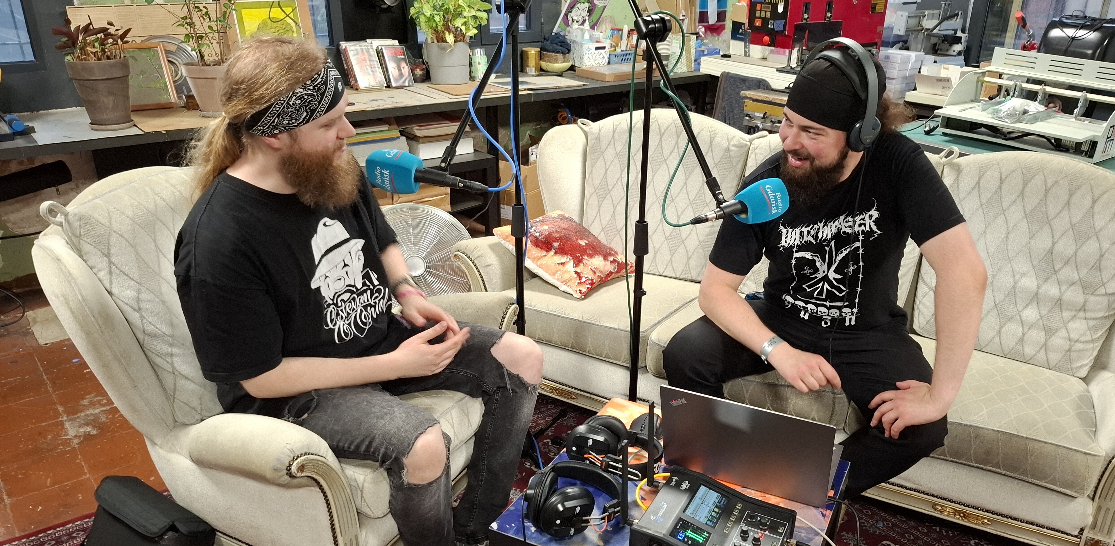 Michał Broniewicz i Piotr Bonar (fot. Radio Gdańsk)