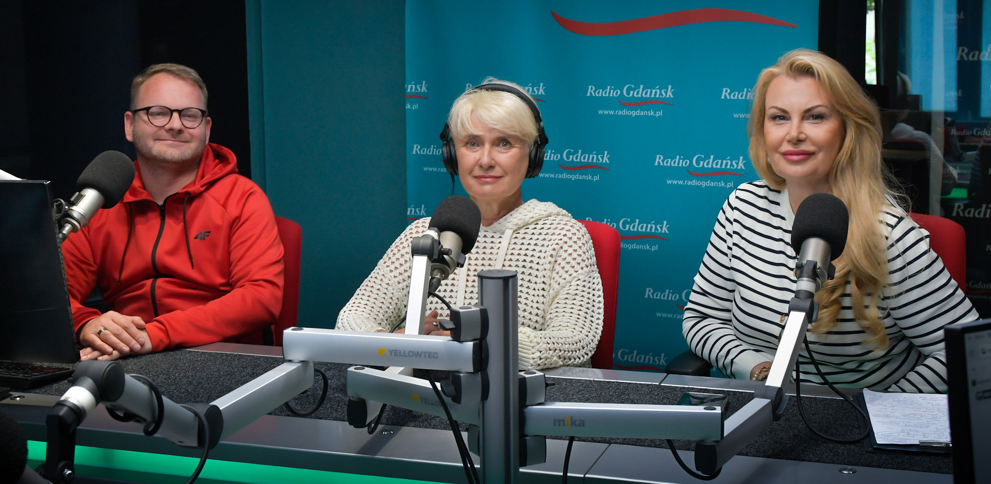 Michał Stąporek, Dorota Sobieniecka i Grażyna Bojarska-Dreher (fot. Radio Gdańsk/Pola Malańska)