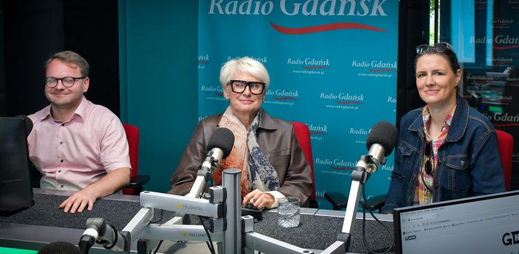 Michał Stąporek, Dorota Sobieniecka i Karolina Misztal (fot. Radio Gdańsk/Pola Malańska)