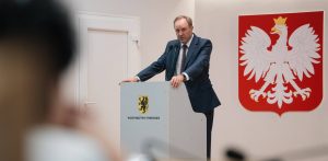 Mieczysław Struk. Absolutoryjna sesja Sejmiku Województwa Pomorskiego (Fot. Facebook/Mieczysław Struk)