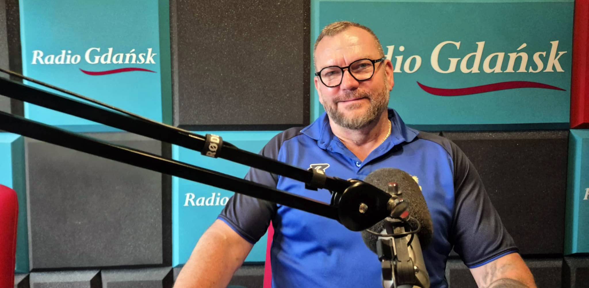 Mirosław Lewandowski, prezes Gryfa Słupsk (fot. Radio Gdańsk/Przemysław Woś)