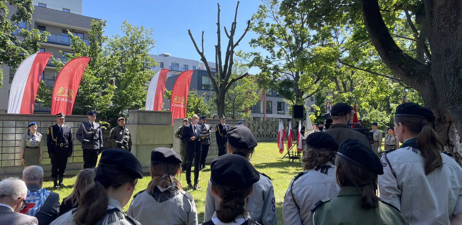 Narodowy Dzień Pamięci Ofiar Niemieckich Nazistowskich Obozów Koncentracyjnych i Obozów Zagłady w Gdańsku - 14.06.2025 r. (fot. Radio Gdańsk/Tymon Nieśmiałek)