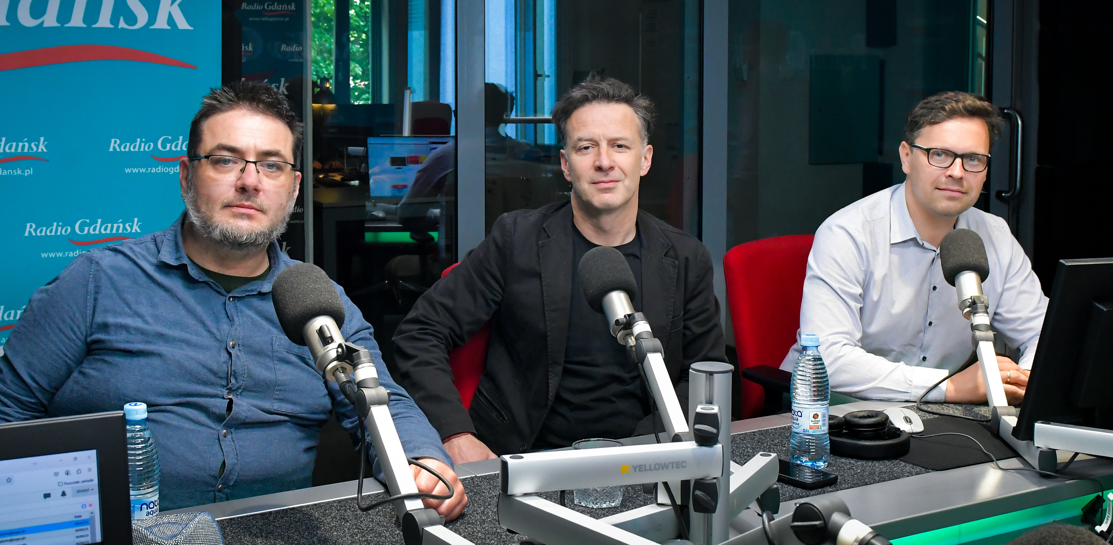 Paweł Mrozek, Krzysztof Król i Jakub Szlachetko (fot. Radio Gdańsk/Pola Malańska)
