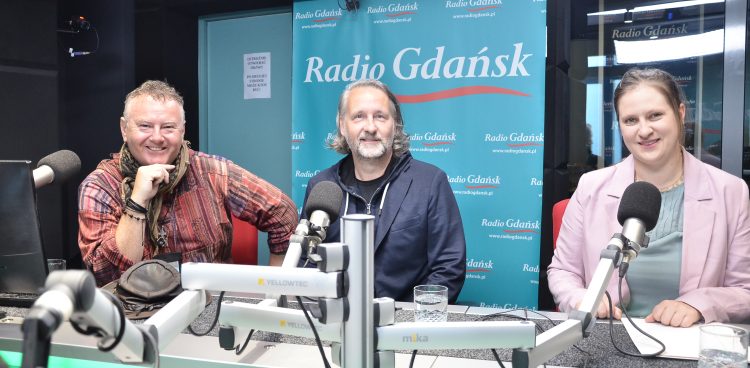 Robert Kwiatek, Michał Stankiewicz i Aleksandra Łoboda (fot. Radio Gdańsk/Michał Pacześniak)
