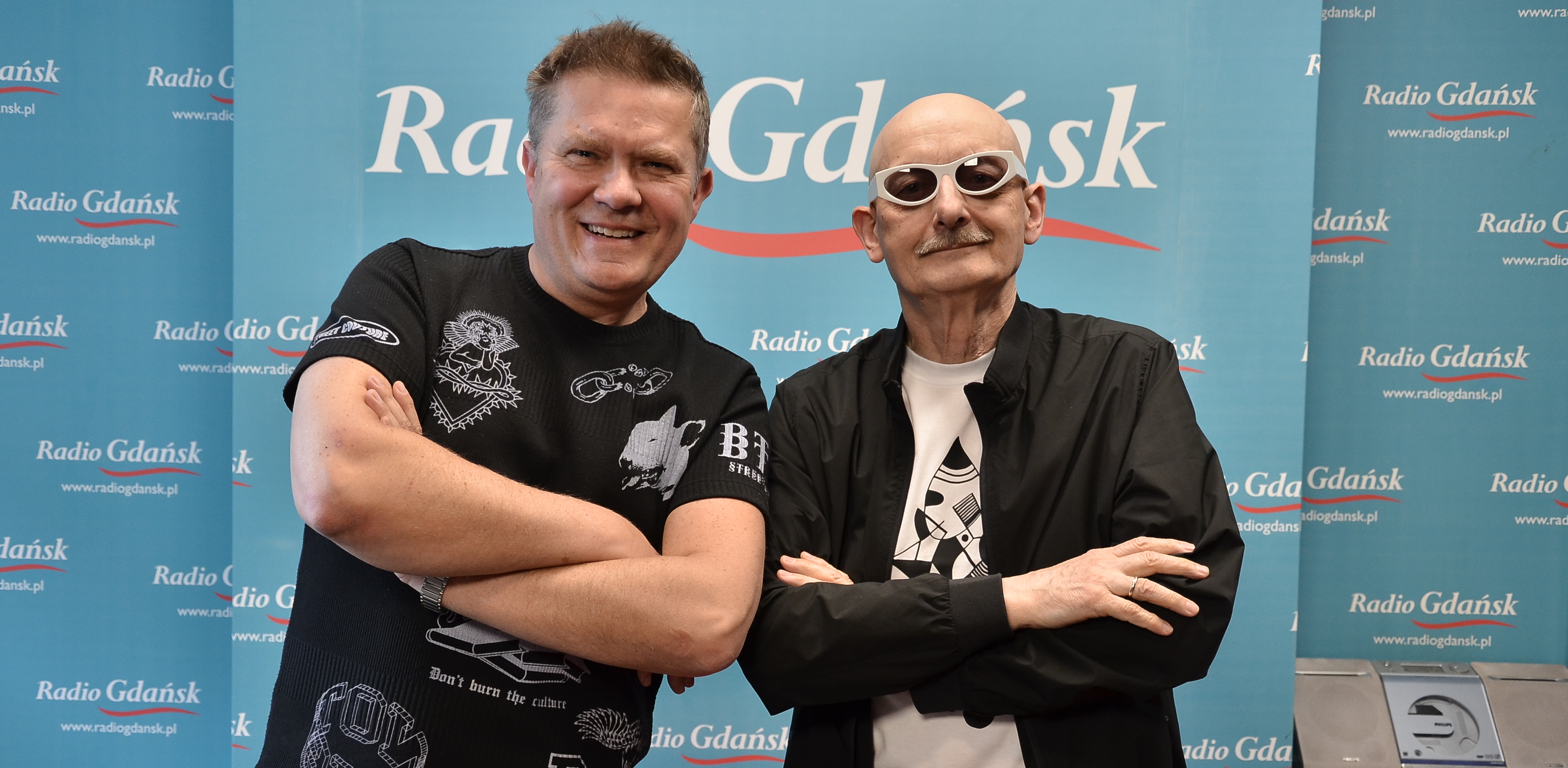 Sławomir Siezieniewski i Sławomir Łosowski (fot. Radio Gdańsk/Piotr Puchalski)