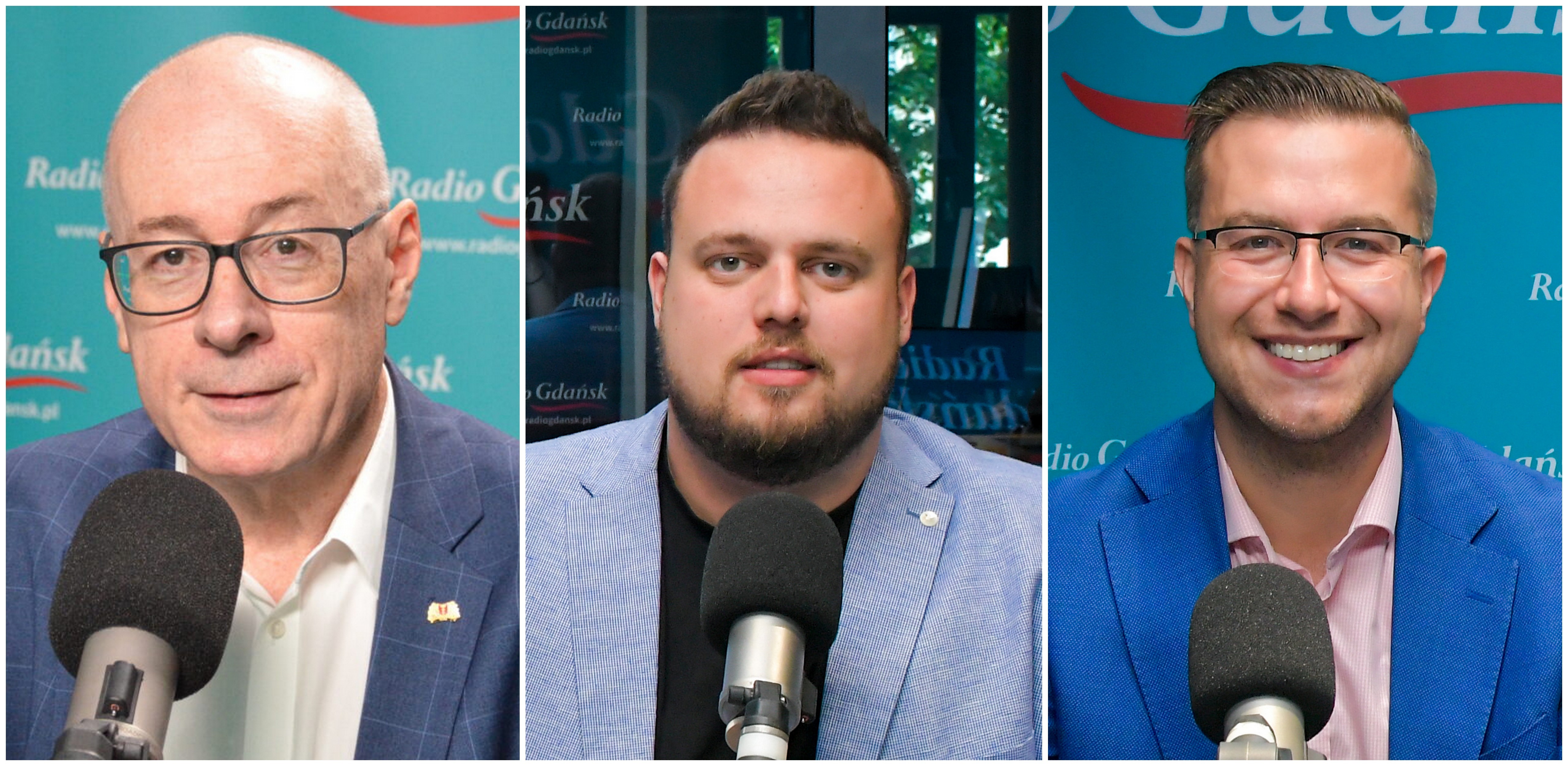 Od lewej: Kazimierz Koralewski, Marcin Makowski, Cezary Śpiewak-Dowbór (fot. Radio Gdańsk/Pola Malańska)
