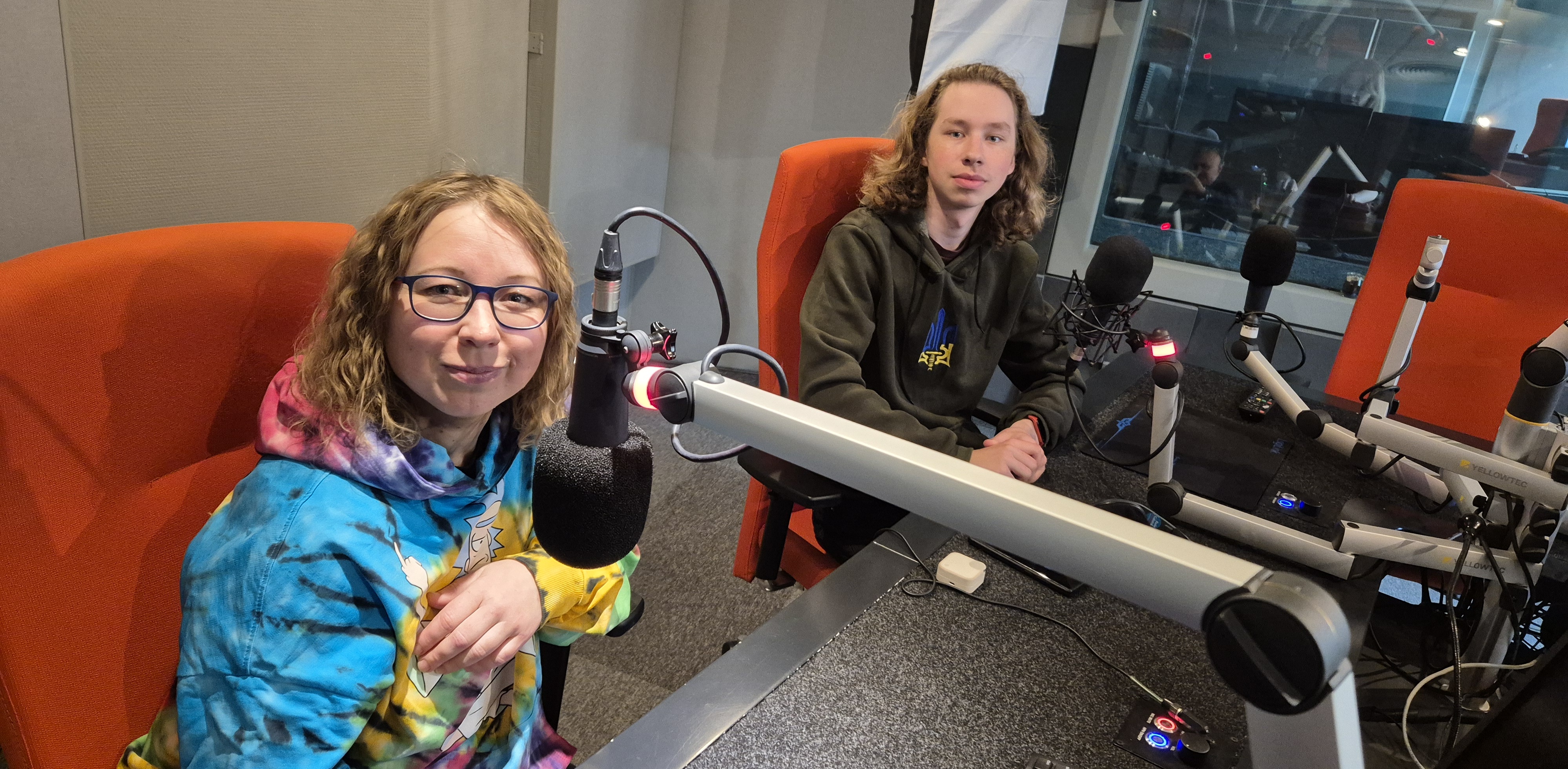 Daria i Illia Balabai (Fot. Radio Gdańsk/Andrzej Urbański)