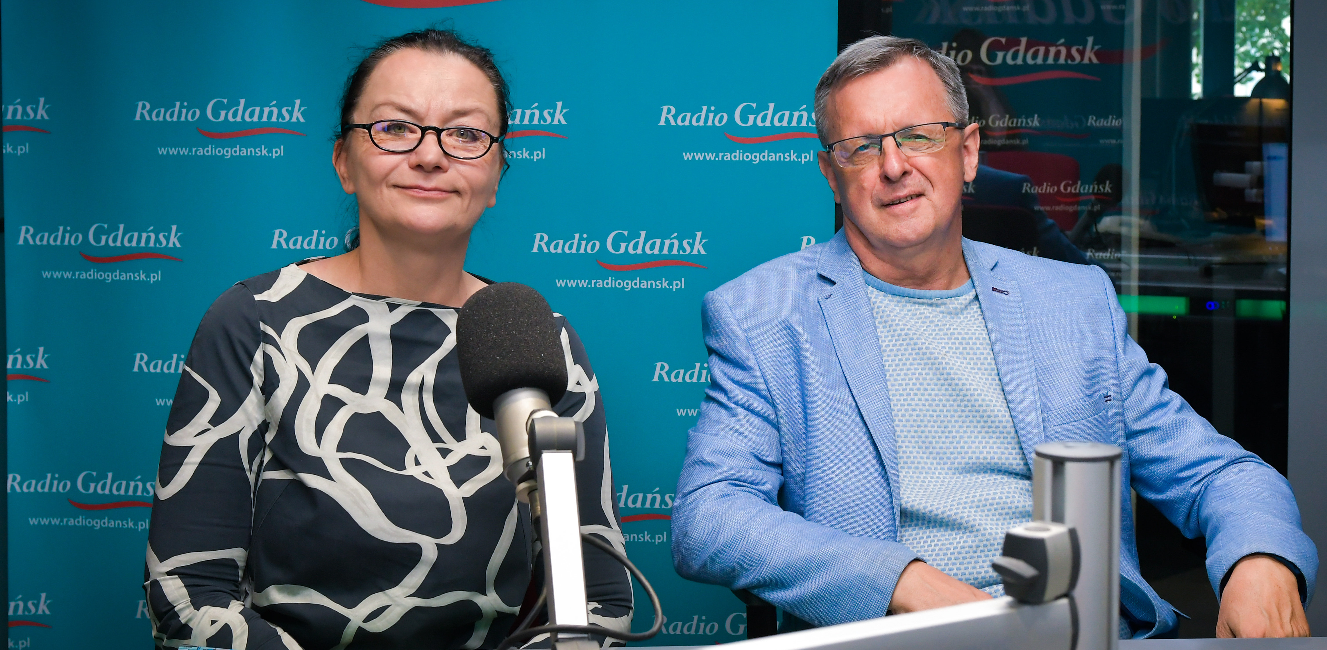 Wioletta Kakowska-Mehring i Ireneusz Karaśkiewicz (fot. Radio Gdańsk/Pola Malańska)