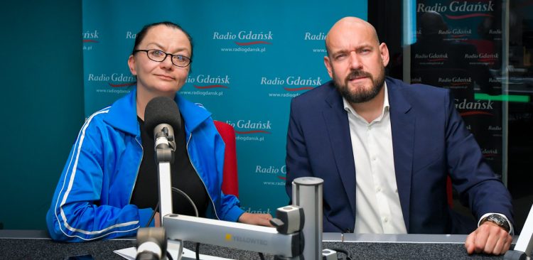 Wioletta Kakowska-Mehring i Mateusz Kowalewski (fot. Radio Gdańsk/Pola Malańska)