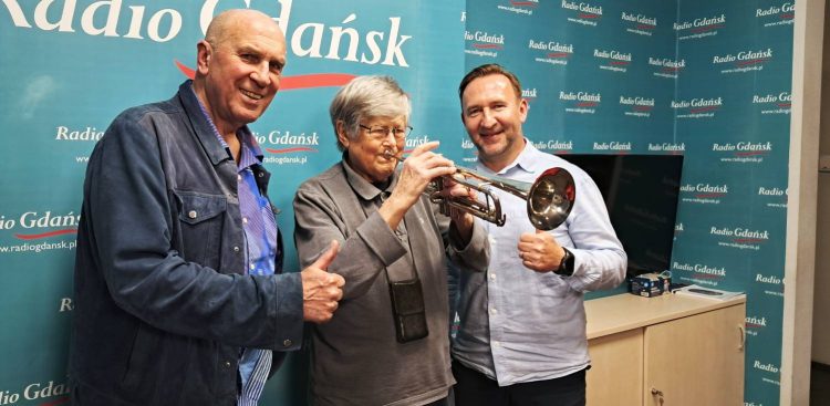 Od lewej: Wojciech Korzeniewski, Ryszard Podgórski, Tomasz Galiński (fot. Radio Gdańsk/Piotr Puchalski)