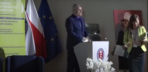 Dr dr Paweł Grzesiowski, Główny Inspektor Sanitarny na Gdańskim Uniwersytecie Medycznym - 13.06.2025 r. (fot. GUMed)