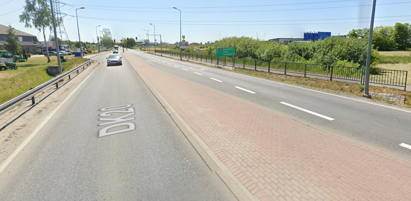 Droga krajowa nr 20 (fot. Google Street View)
