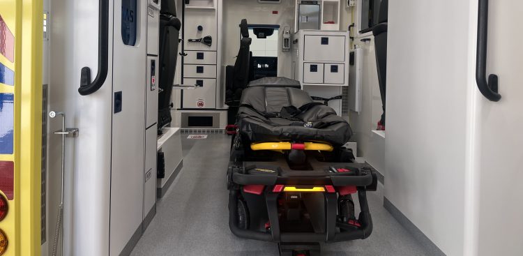 Słupskie karetki mają tzw. problem objętościowy - osoby bardzo otyłe często nie mieszczą się w pojazdach (fot. Radio Gdańsk/Joanna Merecka-Łotysz)